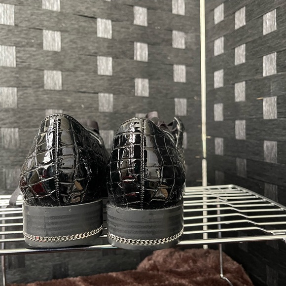 Black patent leader shoe - Picture 2 of 4